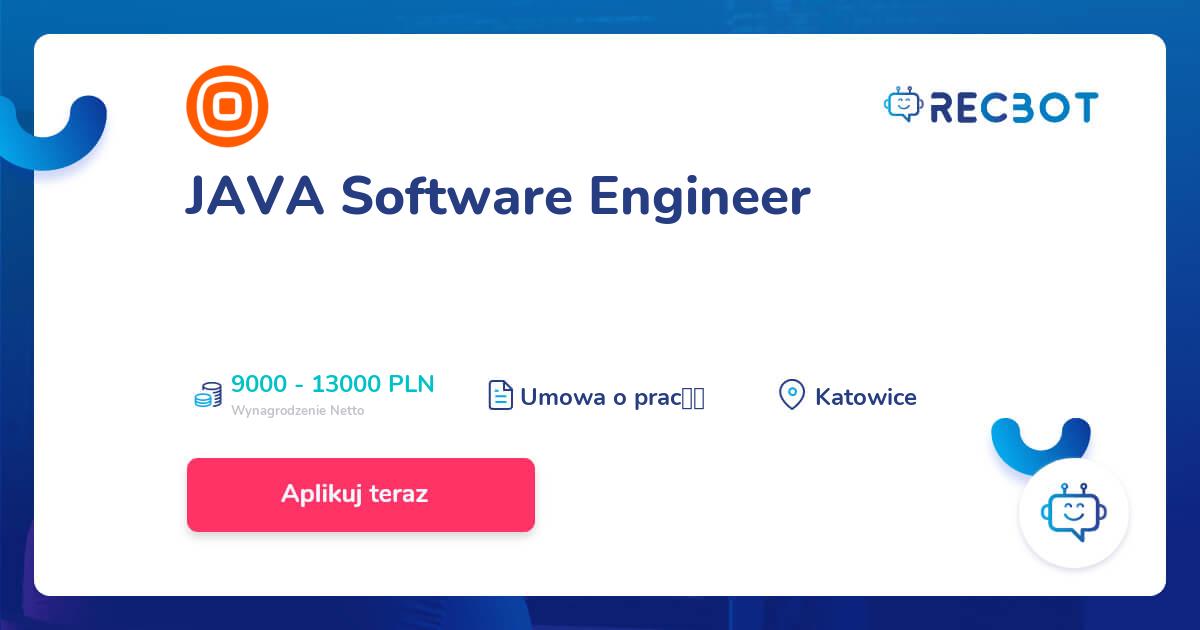 JAVA Software Engineer - RECBOT
